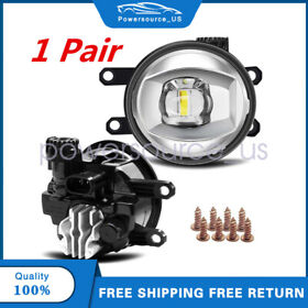 1 Pair Led Fog Lights Driving Lamps For Toyota Tacoma Sequoia 2008-2015 Tundra