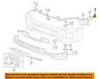 11570640 Gm Chevrolet Oem Silverado Front Lamp Bezel Bolt