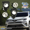 14242-bc Fits For Toyota Fog Lights Set Black And Chrome