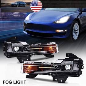 Mmo1208478 2014mmotor Fog Lights 17-23 Tesla Model 3 Y Led Daytime Running Lamps