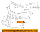 22936427 Gm Yukon Passenger Side Fog Light Bezel Trim Panel New