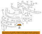 23448632 Gm Front Bumper Grille-foglight