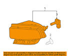 25942592 Gm Chevrolet Oem Fog Driving Light