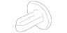 26399-40u00 Nissan Genuine Lens Housing Grommet