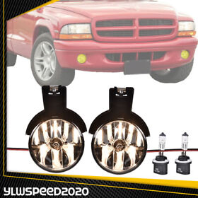Ylw02flb3701asm 2x Bumper Fog Lamp Light Bulb Fit For 1997-2000 Dodge Dakota 98-00 Durang