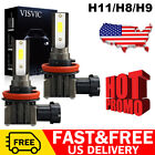 4side H11 Led Headlight Bulbs High Low Beam 6000k 120w 32000lm Fog Lights H9