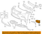5212506240 Toyota Lexus Oem Front Bumper Grille Bracket Right