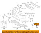 5212533111 Toyota Lexus Oem Front Bumper Grille Bracket Right