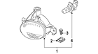63-17-7-237-434 Bmw Genuine Oem Fog Lamp Assy