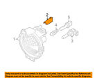 63172755723 Mini Foglight Fog Driving Light Lamp Assembly Adjuster Left