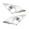 52128-06310 6449-0018lr Brock Fits Toyota Camry Set Of Fog Lamp Hole Chrome
