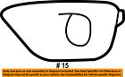 68143079ab Mopar Jeep Chrysler Oem Front Fog Light Bezel Trim Left