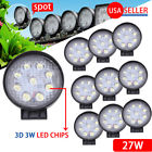723044235725 Unbranded Round Led Work Light Spot Fog Lamp