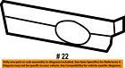 7a1z17e810a Ford Lincoln Oem Front Fog Light Bezel Trim Right