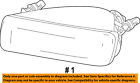 7l2z15200aa Ford Oem Fog Driving Light