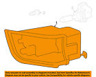 4runner-fog 8121035050 Toyota Oem 99-02