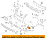81482-0e110 814820e110 Toyota Lexus Oem Front Bumper Fog Lamp Bezel Left
