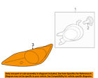 865242v500 Hyundai Oem Veloster Foglight Fog Driving Light Right