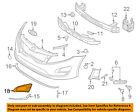 865524u500 Kia Oem Front Bumper