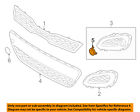 865871w200 Kia Oem Rio Front Bumper Grille Ring