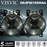 89-403 Visvic Complete Clear Lens Fog Light Kit With Bezel Covers
