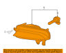 8t0941700f Audi Oem Fog Driving Light