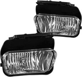84043 A Abigail Driving Fog Lights Lamps Replacement For Chevy Silverado Clear Lens
