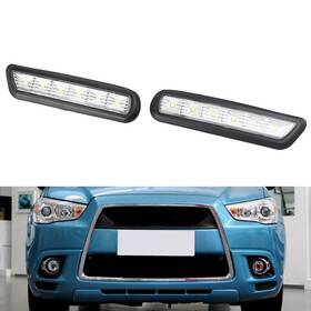 Abcfiveus 211000164771 Fit Mitsubishi Asx Outlander Sport 2010-2012 11 Led Daytime Running Lights Lamps