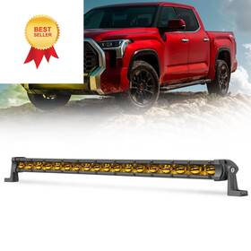 A202220a Acec Shop 20 Inch Amber Led Light Bar 90w Ultra Slim 20inch Amber-20inch