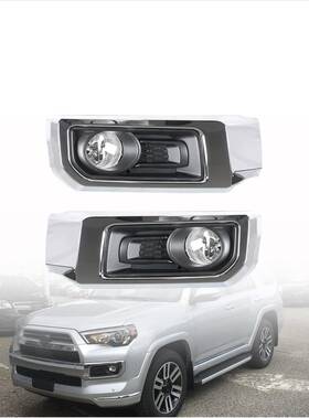 Aa14353c Acp For 2014-2021 Toyota 4runner Limited Fog Light Lamp Black Chrome Set Left Right