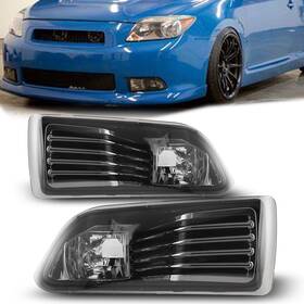 Advan-autowiki 704771205427 Fog Lights For 2005-2010 Scion Tc Smoked Lens Front Driving Bumper Lamps Switch
