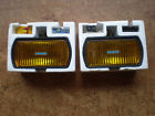 Afk-2 Sylvania Nos Vintage Gte Amber Auxillary Fog Lights New