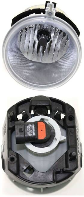 J107509q Aftermarket Replacement New Clear Lens Fog Light For 2005-10 Jeep Grand Cherokee Lh Or Rh Capa With Bulb
