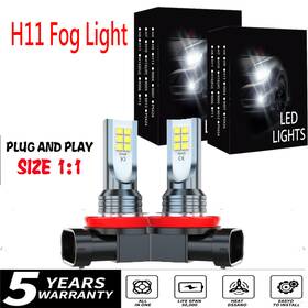 Ajhgfow 628461786587 Led Fog Light Bulbs H8 H9 H11 Bulb White 6500k High Power Drl Lamps