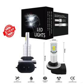 Ajhgfow 637256362547 881 Led Fog Light Driving Bulbs 862 886 889 894 896 898 White 6000k Qty2