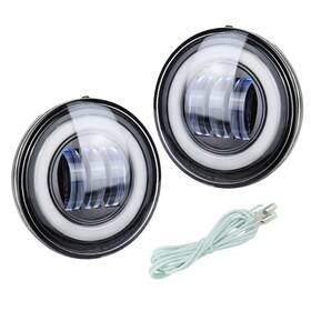 Wm-gmc06 Akmties 767311640249 Led Fog Lights Halo Drl For 2015-2019 Chevrolet Silverado 2500hd 3500hd