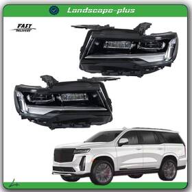 Ac3730881b All-carb Right Left Side For Cadillac Escalade 2021-2024 Led Headlight Assembly Black