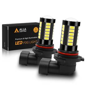 Alla-5730-h10-33w-white Alla Lighting Super Bright H10 9145 Led Fog Lights Bulbs 9140 9155 6000k