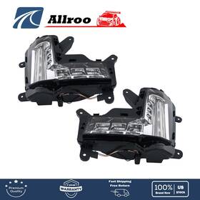 Alu3675136 Allroo Pair Fog Lights With Crash Imminent Braking Fit For Cadillac Escalade 2015-2020 Led