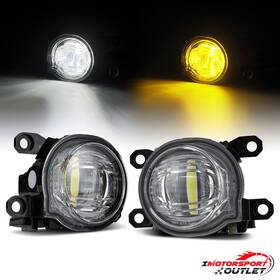 Afl-ty24uni-aw-b Alpharex Fit 19-24 Toyota/lexus Universal Doubletap Dual Color Projector Led Fog Lights