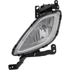 Hy2592140c Alzare For Hyundai Elantra 11-13 Driver Side Replacement Fog Light Capa Certified