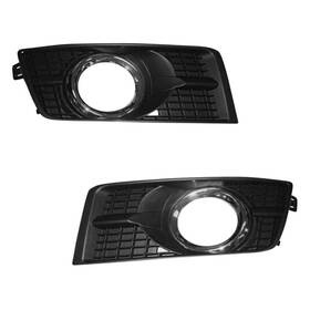 Vs-10693-gm1038125 Alzare For Cadillac Srx 10-16 Fog Light Bezel Set Front Driver And Passenger Side