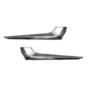 Vs-10693-gm1038197 Alzare For Chevy Malibu 17-18 Fog Light Trim Set Front Driver And Passenger Side