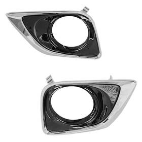 Vs-10693-to1038183 Alzare For Toyota Venza 13-16 Fog Light Bezel Set Front Driver And Passenger Side