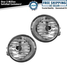 Am-30169765 Am Autoparts Fog Driving Light Lamp Left And Right Pair Set Of 2 For Nissan Titan Armada New