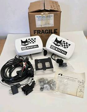 8982200161 Amc Nos Marchal 750 Sev Fog Light Lamp Kit 84-96 Jeep Cherokee Xj Comanche Mj