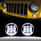Amjpac03801 American Modified Inch Halo Fog Lights Doors Jeep Wrangler Tj