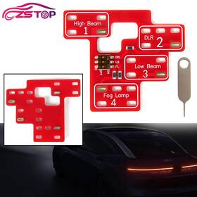 Qrf043-red Annx Customizable 6 High Mod And 8 For 2003-2007 Chevy Silverado Sierra 1500