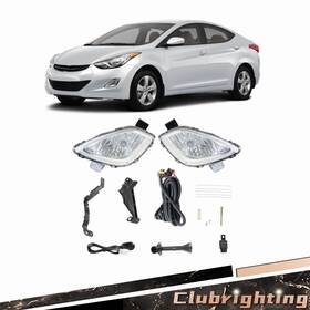 Apo162880 Antoc Tool For Hyundai Elantra 2011 2012 2013 Fog Light Lamps With Switch Kits Right&left Side