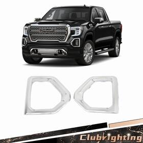 Cb3902235 Antoc Tool For Gmc Sierra Denali Slt 2019 2020 2021 Fog Lights Cover Chrome Right&left Side